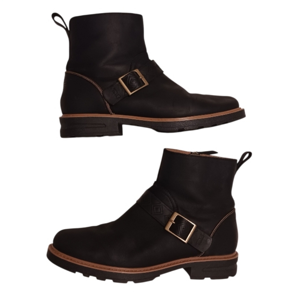 Teva Rowena Repel Waterproof Boots Biker Festival - Picture 3 of 12